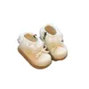 Botas de Cuero para Bebé Niña con Adorno de Encaje y Forro de Felpa, Botines Calientes para Niños con un Pequeño Lazo, Moda de Invierno 2026