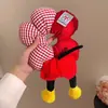 Goma para el pelo con forma de trasero de Mickey y flor para niñas, Cuerda para el pelo linda con rayas y forma de pie, Cuerda para el pelo de dibujos animados divertida para moños y coletas