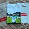 Marca Europeia e Americana Tendência Estampa 24Ss Camiseta Maradona Lenda do Futebol Maradona Camiseta Masculina e Feminina Manga Curta