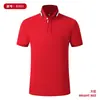 Camisa Polo de Manga Corta con Cuello de Doble Capa Acanalado Grueso Sorona de 260g, 40 Piezas, Ropa de Trabajo Bordada