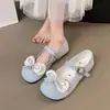 Zapatos de Cuero Lindos Versátiles de Moda con Lazo Nuevos Primavera 2025 Zapatos de Mujer de Suela Suave Planos Mary Jane Bajos para Mujer