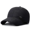 Boné de Baseball com Proteção de Orelha para Homens de Meia-Idade e Idosos no Inverno Boné de Baseball Pai Proteção de Orelha Quente Proteção contra Frio ao Ar Livre Chapéu de Algodão Transfronteiriço