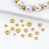 24k Ouro de Areia Conservador de Cor Charms Espaçadores com Contas Acessórios Artesanais DIY Acessórios para Joias Pulseira Pulseira de Pulso Contas Espaçadoras Almofadas Materiais