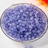 Novo 10mm Guofeng Cor Ice Crack Escovado Prata Silk Glaze Burst Beads Loose Beads Round Beads DIY Pulseira Acessórios