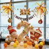 Decoraciones de Cumpleaños Temáticas de la Estrella del Libro Rojo para el Primer Cumpleaños del Bebé, Celebración del Mes Completo, de los Cien Días y Suministros para la Ceremonia del Primer Cumpleaños, Banderines y Decoraciones Colgantes