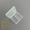 Caixa de armazenamento plástica com compartimentos fixos, caixa com fecho integrado, caixa de joias, diamante brilhante, DIY manual, caixa de acabamento de mesa com tampa flip