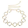 Europa y Estados Unidos joyería transfronteriza sexo viento frío anillo exagerado costura cadena de cintura moda femenina sexy chica caliente cadena corporal