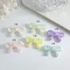 Estrella Acrílica Galvanizada Iridiscente Lazo Accesorios DIY Dulce Femenino Pendiente Hecho a Mano Materiales para Accesorios del Cabello