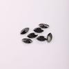 Yongjia Gem Horse Eye Black Zircon Pedra Nua Pedra Artificial Gema Nua Fábrica Atacado Inventário de Produto Acabado Qualidade Estável