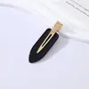 Pinza para el pelo acrílica de color sólido sin costuras para flequillo lateral, Pinza simple para flequillo de maquillaje que no daña el pelo, Pinza de pico de pato al por mayor