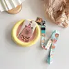 Venta al por mayor de fábrica juego de tarjetas con cuerda larga de capibara rey tarjeta de acceso para cuello de estudiante Yangchengtong metro conjunto de tarjetas de control de acceso tendencia fácil de llevar