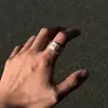 Céu e Terra são públicos, Viva o Povo Anel de Pulseira Design Retrô Senso de Design Artesanal Perseguição Exquisite Tendência Bonito Anel de Dedo