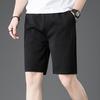 2025 Nuevos Shorts Jacquard de Seda Helada para Hombre Verano Moda Coreana Casual Color Sólido Delgados Versátiles Shorts para Hombre Modernos
