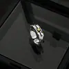 Anillo Mobius Minimalista para Hombre, Anillo de Dedo Índice Moderno y Sofisticado para Mujer, Anillos de Pareja, Diseño de Nicho, Acero de Titanio, No se Desvanece