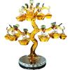 Precio especial citrino lingote adornos para árbol manzano mueble de vino sala de estar regalos de inauguración decoración del hogar en stock venta al por mayor