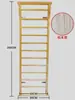 Barras de parede internas de madeira para escalada em casa, estrutura para alongamento das pernas, barra fixa, sala de dança, instalações, estrutura para treinamento de fitness e reabilitação