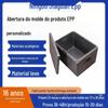 Caixa de Rotatividade Refrigerada para Conservação de Alimentos Frescos, Bolsa de Gelo para Alimentos, Caixa de Isolamento de Espuma Epp de Alta Densidade, Cubo de Gelo Especial para Camping
