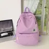 Mochila universitaria muy elegante para mujer, mochila de viaje simple de gran capacidad, mochila de alta gama moderna versión coreana