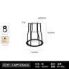 Lámpara Colgante Vintage de Comedor con Pantalla de Cuerda de Cáñamo y Estructura de Hierro, Lámpara de Techo/Pared de Repuesto de Alambre de Hierro con Forma de Jaula de Pájaros Creativa, para Casa de Huéspedes, Tienda de Té con Leche, Candelabro