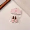Nuevo Estilo Pinza para el Cabello Floral Rosa con Moño, Pasador Dulce y Lindo para Flequillo y Accesorios para el Cabello