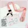 Porta-Cartão Abs Horizontal Tampa Deslizante Anti-Perda Cartão de Estudante Cartão de Refeição Bolsa Capa de Identificação Masculina e Feminina Capa Protetora Pronta Desenho Animado
