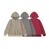 Yidao Vintage 25 Otoño e Invierno Nuevo Suéter Cardigan con Capucha Holgado a Rayas Americanas Chaqueta de Punto Casual para Hombre y Mujer