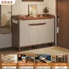 Gabinete de Zapatos para Entrada Cuidadosamente Seleccionado para Uso Doméstico, Gabinete Integrado para Vestíbulo, Modelo Nuevo, Zapatero de Múltiples Niveles de Gran Capacidad para Pasillo y Entrada