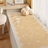Estilo Ins Lindo Felpudo para Ventana de Bahía Dormitorio Principal Decorativo Felpudo Pequeño para Balcón Universal Cuatro Estaciones Dormitorio Cojín para Reposapiés Imitación Cachemira