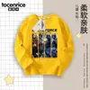 Camiseta Raglan Manga Longa Delta Force Algodão Esquadrão Black Hawk Temática de Jogo Cor de Bloco Base para Meninos Primavera e Outono