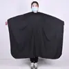 Barbería salón de peluquería bufanda para cortar el pelo de adulto bufanda para cortar el pelo chal para el pelo logo impreso aceite para tratamiento capilar bufanda negra para teñir el pelo