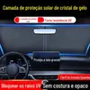 Protetor Solar para Carro, Proteção Solar para Para-brisa Dianteiro, Isolamento Térmico, Painel Protetor Solar, Cortina Bloqueadora de Luz, Capa para Para-brisa de Carro, Capa para Carro Pequeno, Guarda-sol