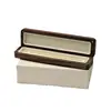 Caja de Joyería Personalizada de Madera Maciza de Nogal Negro Caja de Almacenamiento Terciopelo de Calidad Exquisita de Gama Alta Joyería Anillo Pendientes Caja de Joyería para Manos