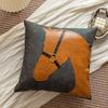 Funda de Almohada Cabeza de Caballo Estilo Ins Lujo Ligero Pata de Gallo Imitación Cuero Cojín de Sofá Cojín para Sala Modelo Almohada Lumbar para Coche Hogar