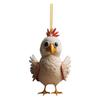 Amazon transfronteiriça novo animal de Natal galinha galo série árvore de Natal pingente acrílico carro ornamentos