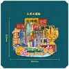 Ímã de Geladeira de Madeira Acrílica de Cidade Natal Cultural e Criativa Hong Kong Spot Atacado Ponto Turístico Ponto Cênico Lembranças Especiais