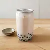 Botellas de Plástico para Mascotas al por Mayor en Stock del Fabricante, Botellas de Jugo con Tapas, Vasos de Té de Leche Sucios, Vasos Desechables para Bebidas, Boca Ancha