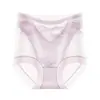 Pantalones Sexy de Encaje de Cintura Media con Escote en V Levanta Glúteos Ligeros de Oxígeno Piel Nude Suave Alta Elasticidad Cobertura Total Anti-pellizcos Ropa Interior para Mujer 86593
