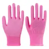 Guantes de Protección Laboral Transpirables de Nailon Antideslizantes con Puntos Finos Resistentes al Desgaste para Hombres y Mujeres para Trabajo al Aire Libre, Conducción y Manipulación