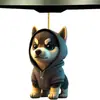 Nuevos Adornos Navideños Lindos Perros 2023 Decoraciones para Árbol de Navidad Coche Acrílico Dibujos Animados Colgantes