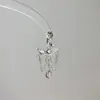 Anel de Ferradura em Aço Titânio Asas de Anjo Estilo Doce Cool Asas de Anjo com Diamantes Coloridos Borla Brinco de Osso do Ouvido Brincos Vintage Exquisitos para Mulheres