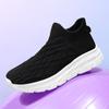 Verão novo plus size transfronteiriço 46 mosca tecido respirável casais moda casual esportes pés sapatos de malha uma geração de cabelo