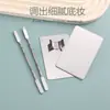Kit de Maquiagem Preto Mágico Impecável Mais Vendido na Fronteira, Pincel para Base, Esponja para Pó, Paleta de Cores, Ferramentas de Beleza Três em Um em Estoque