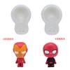 Molde Casero Reunion 4 Aromaterapia para Coche Molde de Silicona-Thanos Spider-Man Capitán América Iron Man Hulk