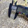 Accesorios Blancos Naturales de Cristal con Forma de Flor, Exquisitos y Versátiles Cuentas para Hilo, Cuerda para Trenzado de Pulseras DIY Hecha a Mano, Cuentas Sueltas, Accesorios de Cristal