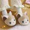 Lindas Pantuflas de Algodón para Mujer 2026 Nuevas Otoño/Invierno para Interiores Hogar Felpa Cálidas Lindas Pantuflas de Algodón para el Hogar para Damas