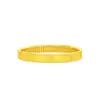 Pulsera de Trébol de Cuatro Hojas de Brocado de Plata S925 para Mujer, Mismo Estilo que Tiendas de Oro, Nuevo Estilo Chino, Acabado Cepillado, Anillo de Moda