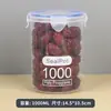 Pote hermético para cozinha pote de plástico para alimentos pote de armazenamento pote de armazenamento cereal lanches de cozinha armazenamento de geladeira