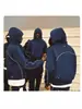 Sudadera de Marca de Moda Transfronteriza Conjunto Nk Primavera y Otoño Estilo Americano Sudadera con Capucha Holgada Colaboración Nocta Tira Reflectante Ropa Nocturna