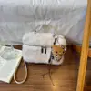 2026 Nuevo Estilo Coreano Lindo Peluche Bolso de Hombro Único de Moda Tendencia para el Trabajo Alta Calidad Bolso Cruzado Mochila Estilo Coreano