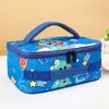 Bolsa Térmica para Lanche Infantil, Bolsa de Lanche Plana Portátil, Folha de Alumínio Espessa, Bolsa Térmica para Estudante de Grande Capacidade, Lancheira Conservadora de Frescor